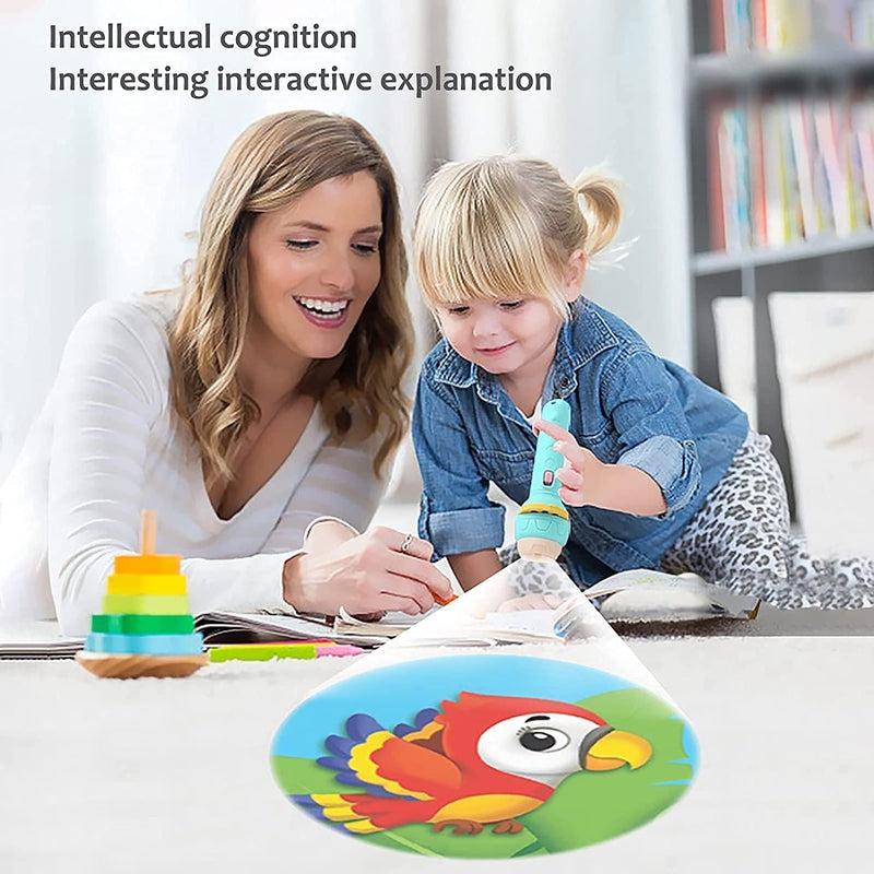 Slide Flashlight Torch Education Learning Toy