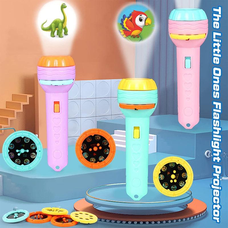 Slide Flashlight Torch Education Learning Toy