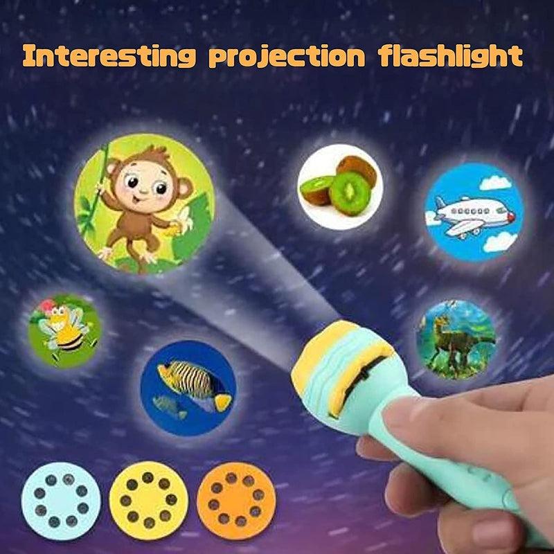 Slide Flashlight Torch Education Learning Toy